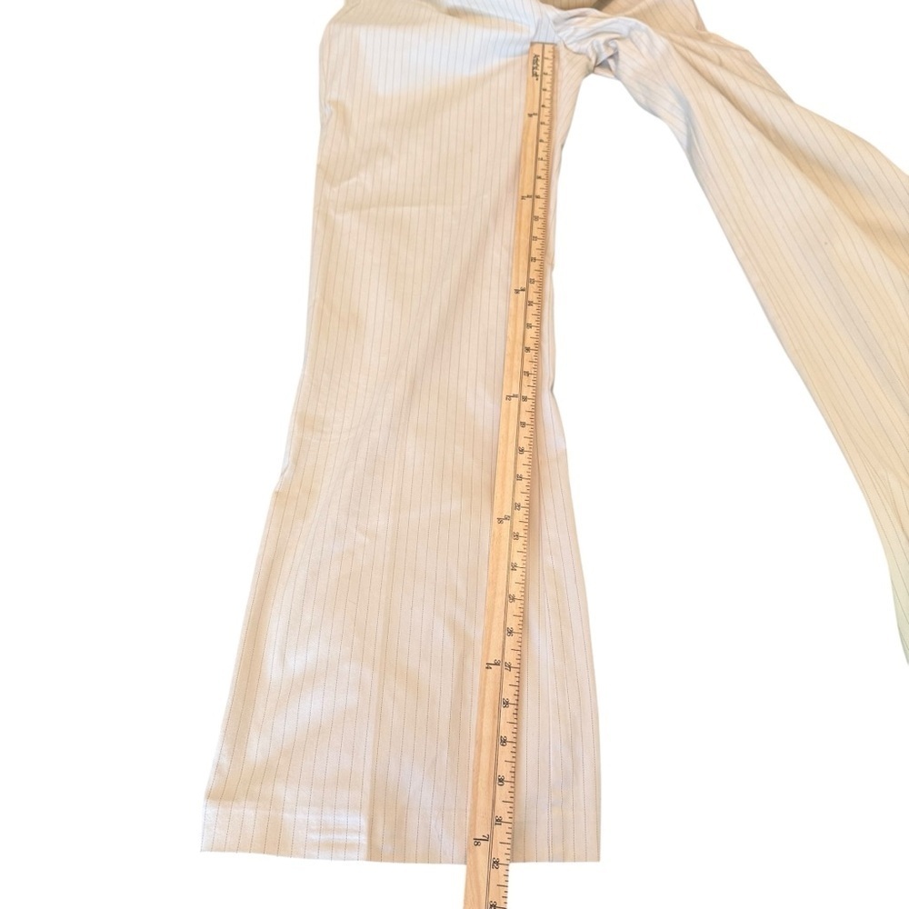 Laundry by Shelli Segal Pants Womens Career Dress Pants Striped Cream SIZE 10 - Picture 6 of 9